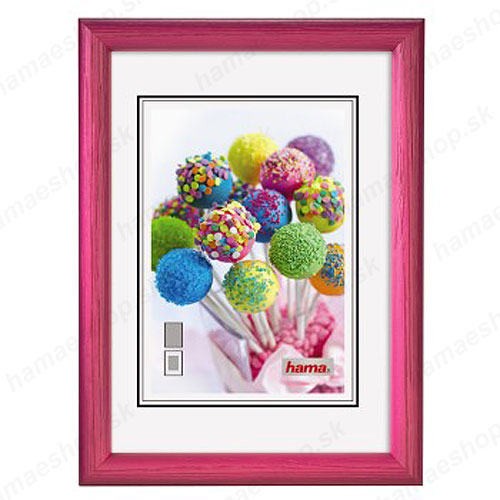Drevený fotorámik 10x15 Candy ružový