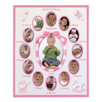 Detský ramik Baby Galéria ružová