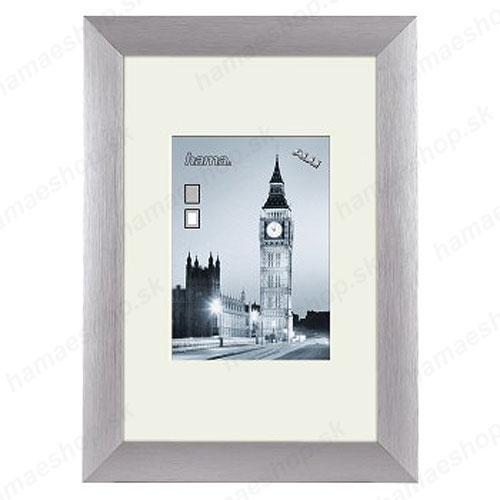 Kovový rámik 15x20 London strieborný