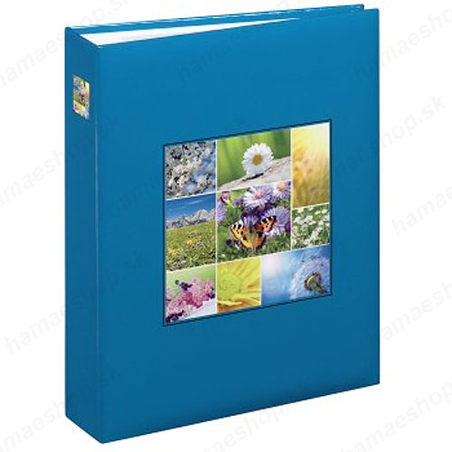 Fotoalbum 10x15 cm 200 foto Wildflowers modrý