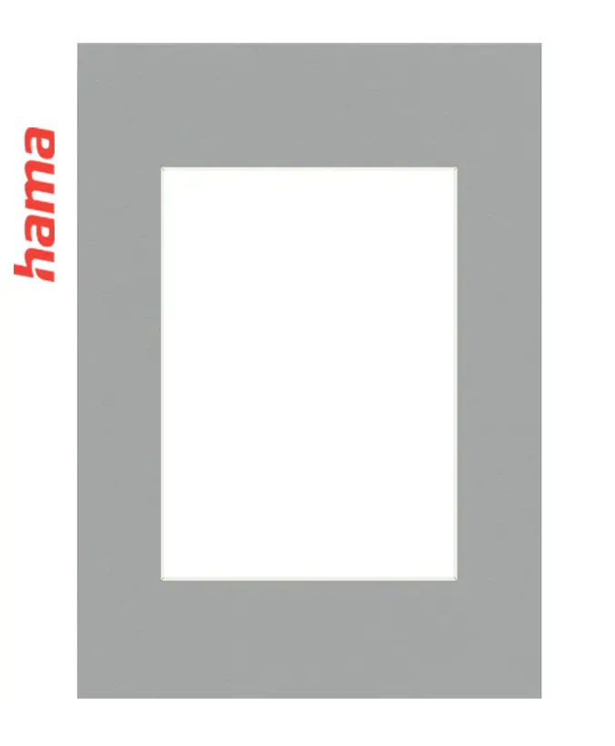 Pasparta HAMA 40x60 s výrezom 30x45 cm farba granit