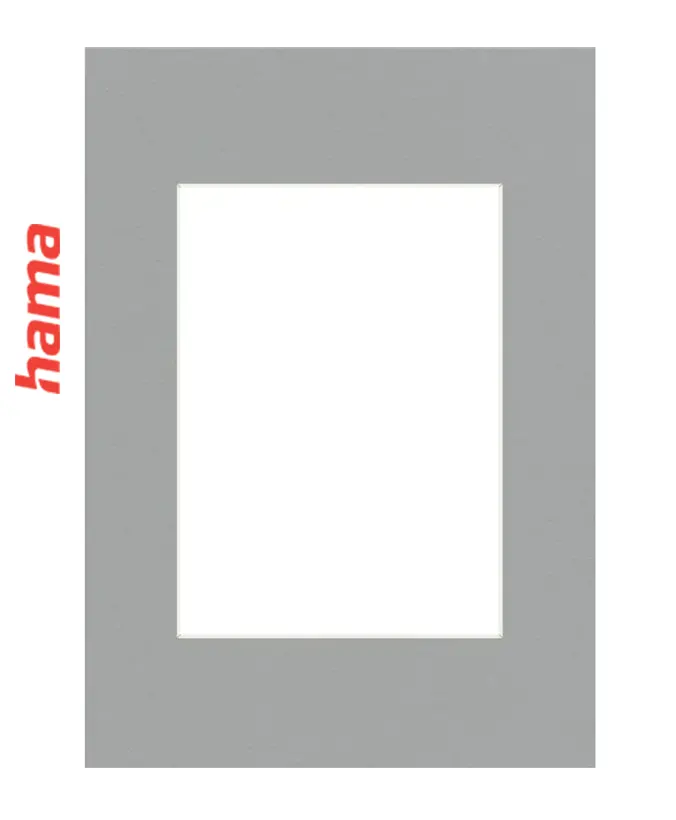 Pasparta HAMA 50x70 s výrezom 30x45 cm granit