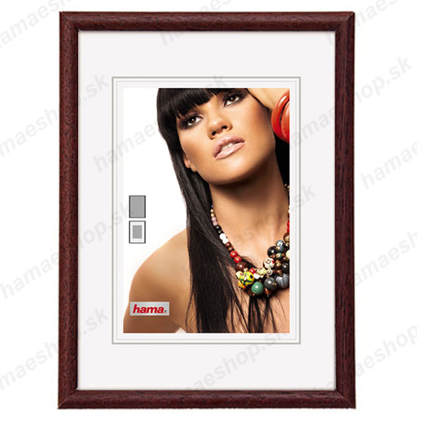 Drevený rámček 20x20 Traveller mahagónový