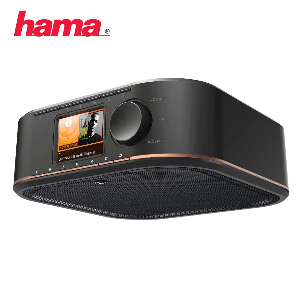 Internetové rádio Hama čierne