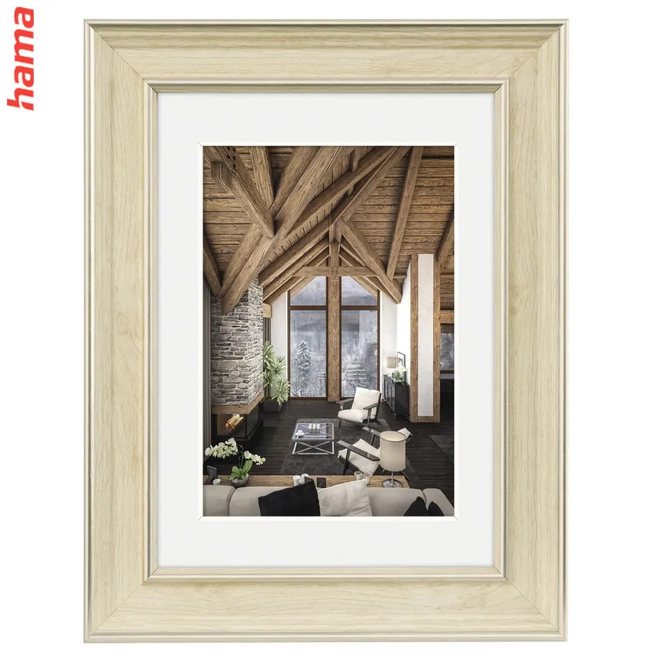 HAMA Fotorámik  "Rustic", prírodný, 15x20 cm s paspartou