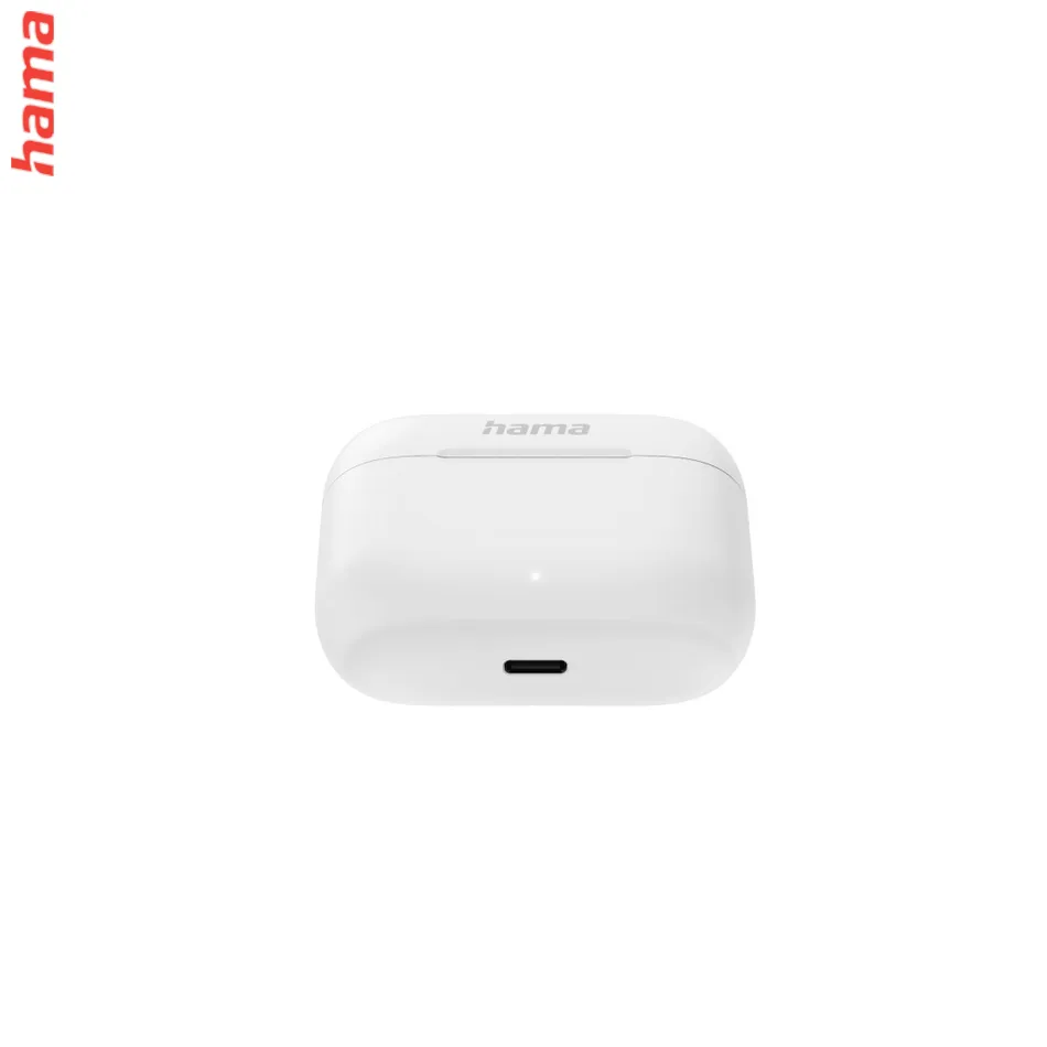 Hama Bluetooth slúchadlá Passion Clear II, štuple, ANC/ENC, aplikácia, biele