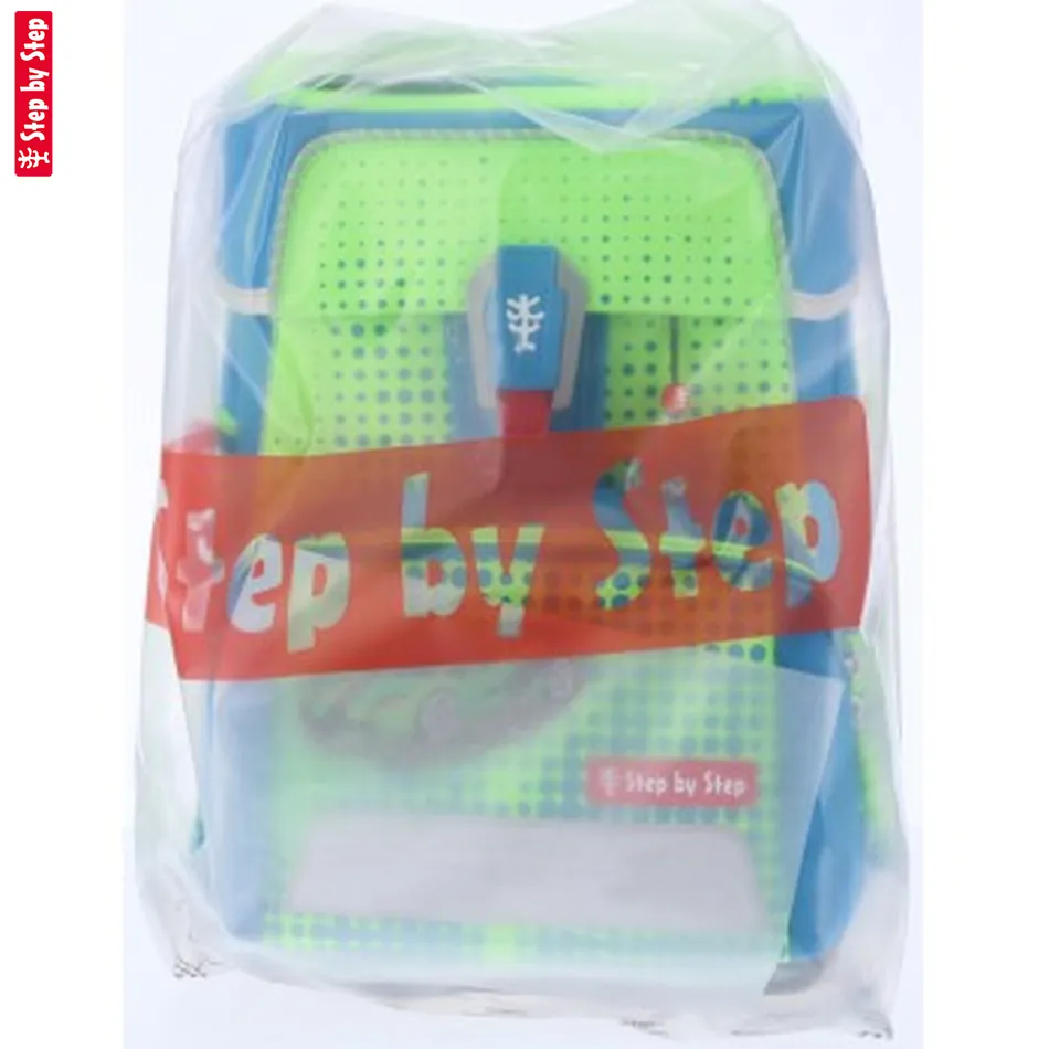 Školská taška Step by Step SPACE NEON, Race Car Chuck - 5-dielny set, AGR certifikát