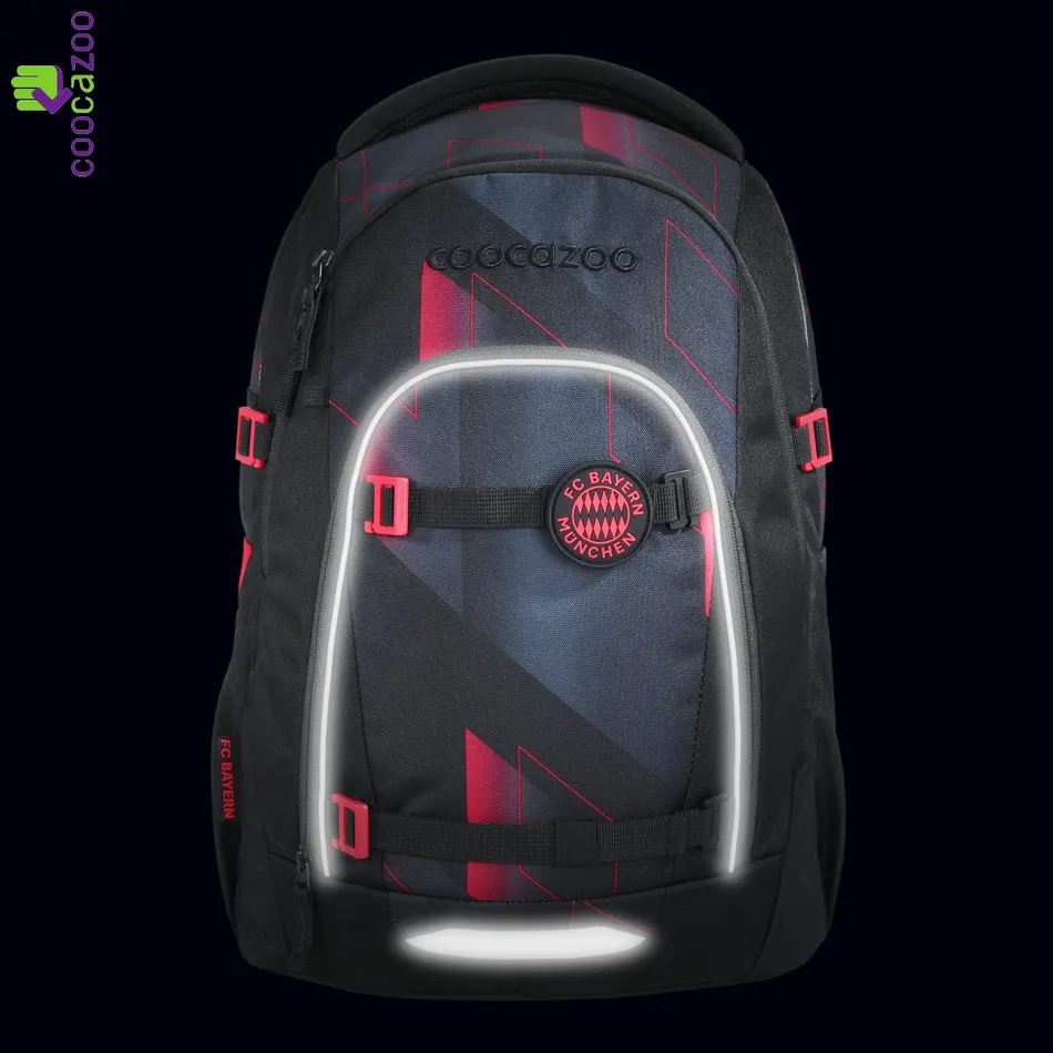 Školský ruksak-batoh Coocazoo MATE FC Bayern 2-Piece Backpack Set, Star of the South