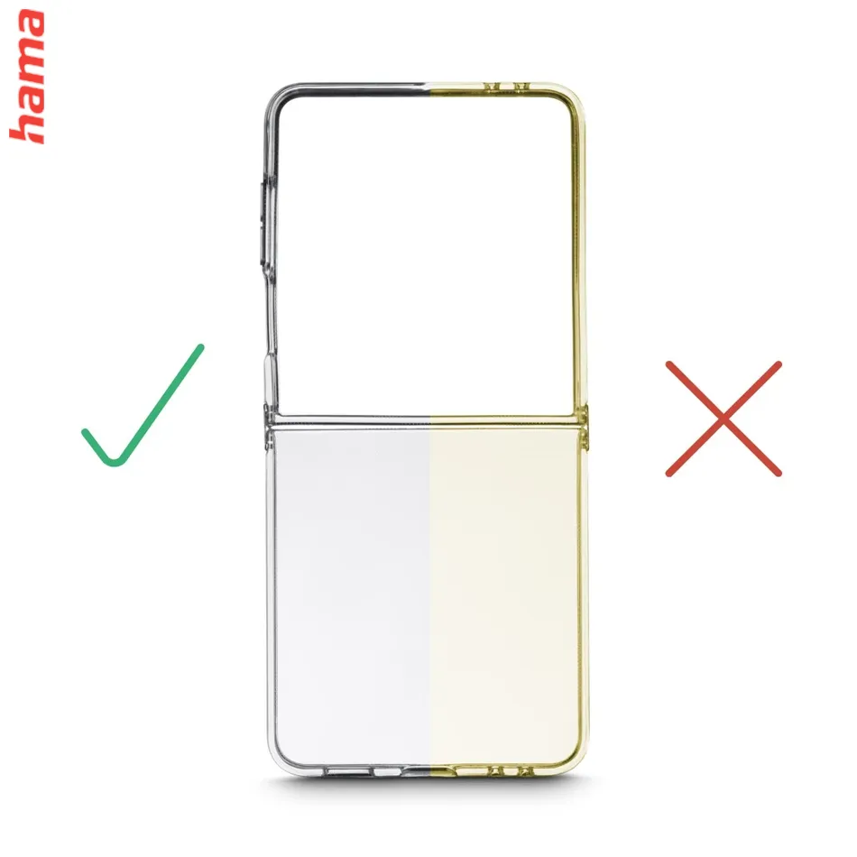 Hama priehľadný kryt na Samsung Galaxy Z Flip8, Always Clear