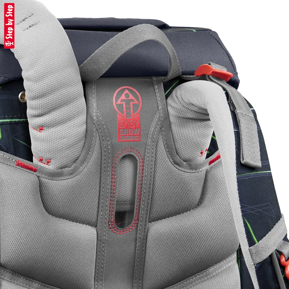 Školská aktovka-taška Step by Step GIANT, Ninja Kimo - 5-dielny set, AGR certifikát