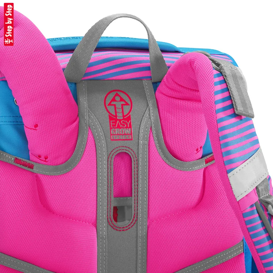 Školská taška Step by Step SPACE NEON, Kolibri Kaja - 5-dielny set, AGR certifikát