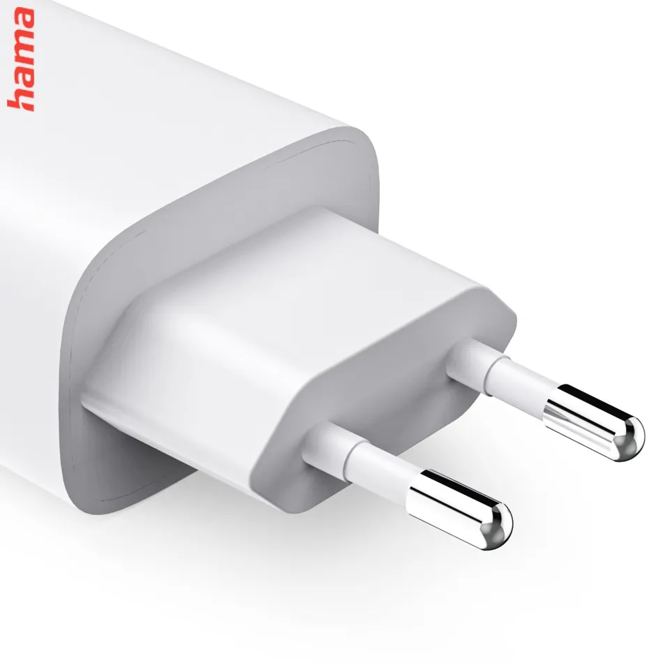 Hama USB nabíjačka, 2x USB-A, 12 W/2,4 A, 20 ks v displeji (cena za ks)
