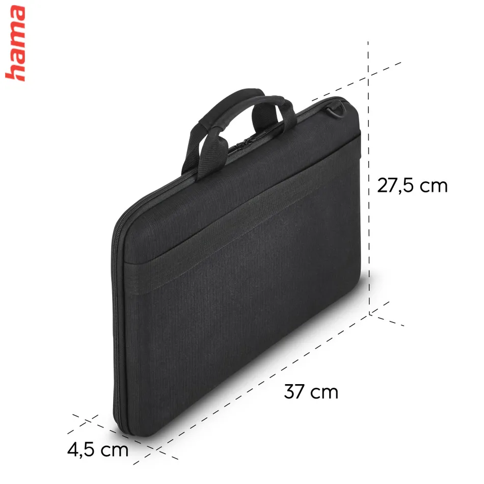Hama Taška na notebook Protection Hardcase do 36 cm, čierna