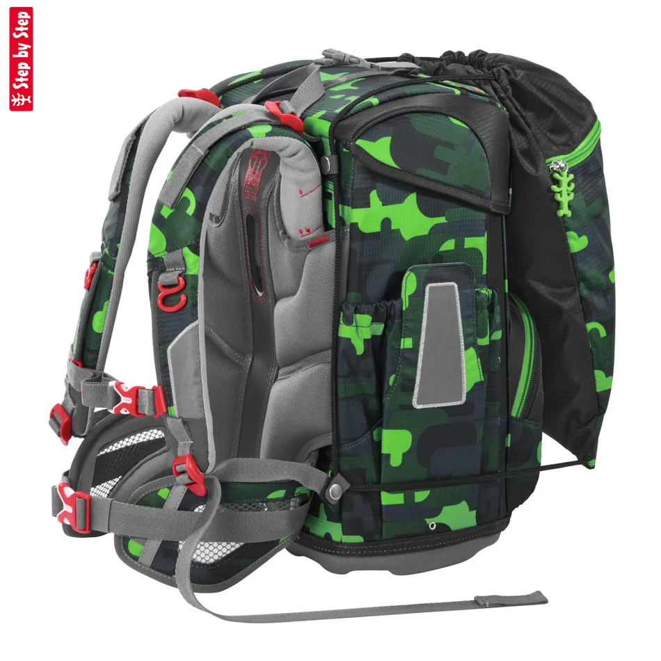 Školská aktovka Step by Step CLOUD, Black Cat Chiko - 5-dielny set, AGR certifikát