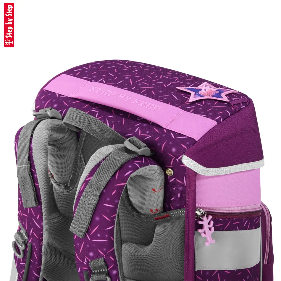 Školská aktovka Step by Step SPACE, Pretty Unicorn - 5-dielny set, AGR certifikát