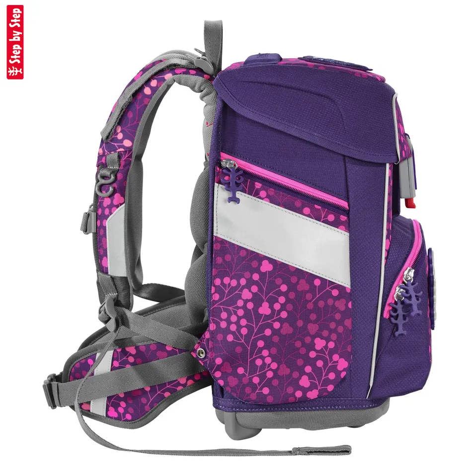 Školská taška Step by Step SPACE SHINE, Butterfly Night Ina - 5-dielny set, AGR certifikát