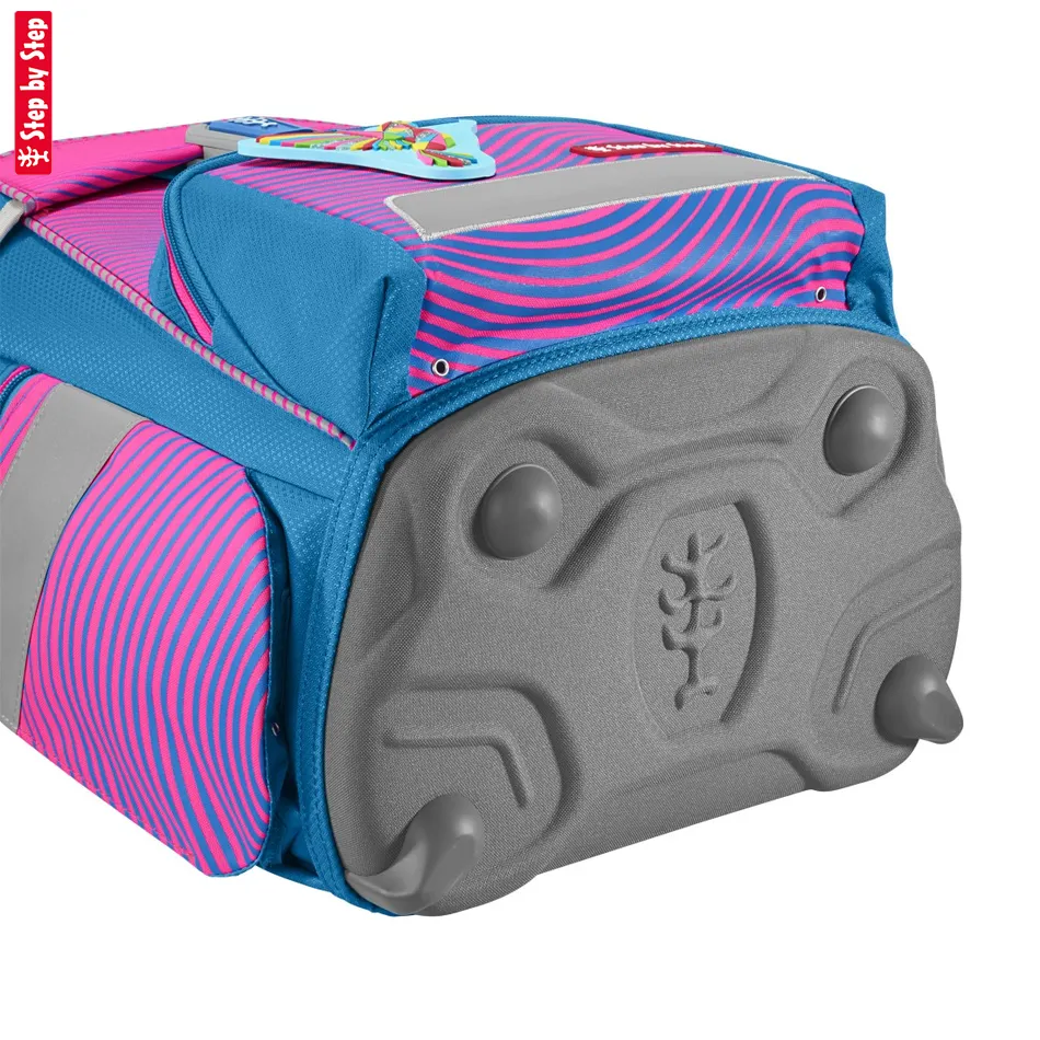 Školská taška Step by Step SPACE NEON, Kolibri Kaja - 5-dielny set, AGR certifikát