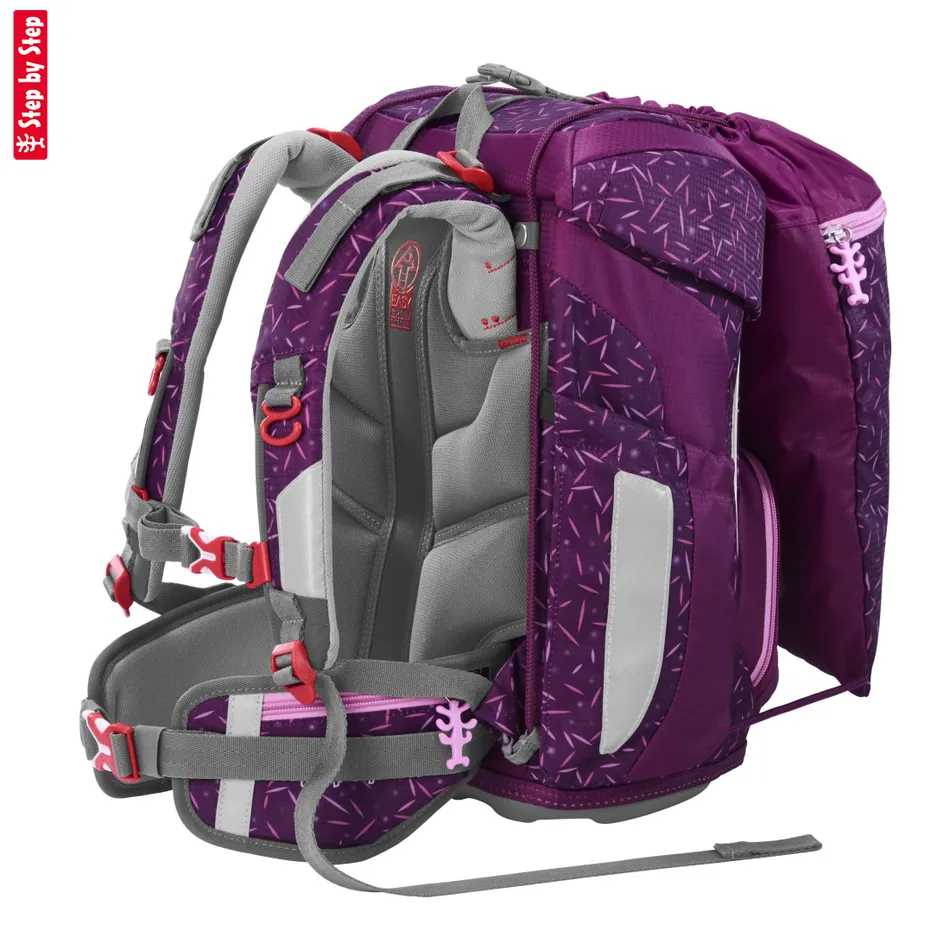 Školská aktovka Step by Step FIT, Pretty Unicorn Nuala - 5-dielny set, AGR certifikát