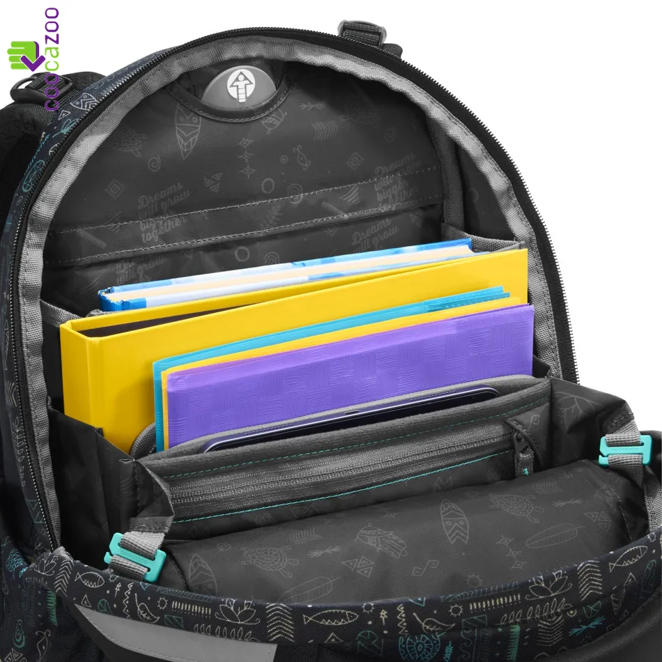 Školský batoh Coocazoo MATE, Humedica, Free Spirit - 3-dielny set, AGR certifikát