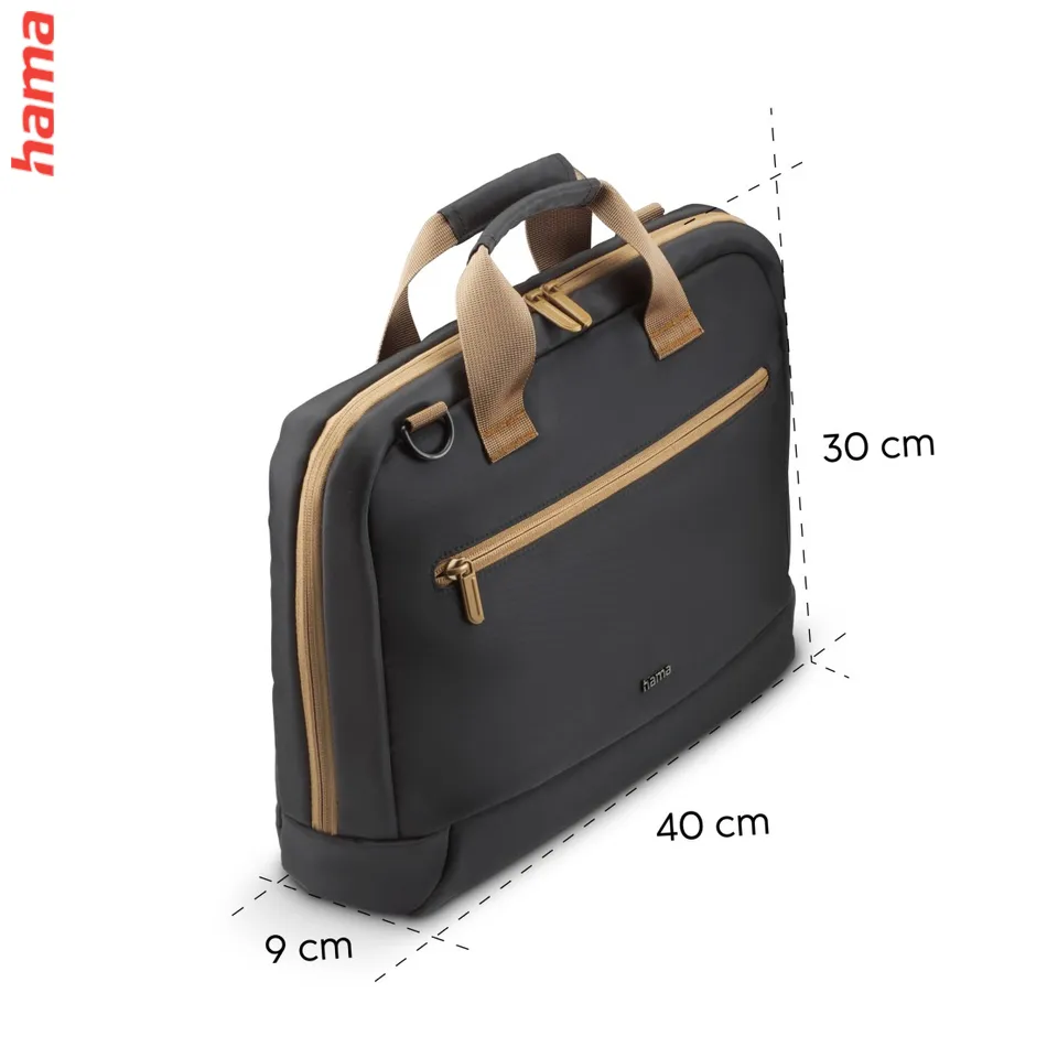 Hama taška na notebook 14 Ultra ľahká, do 14,1 palca (36 cm), béžová/čierna