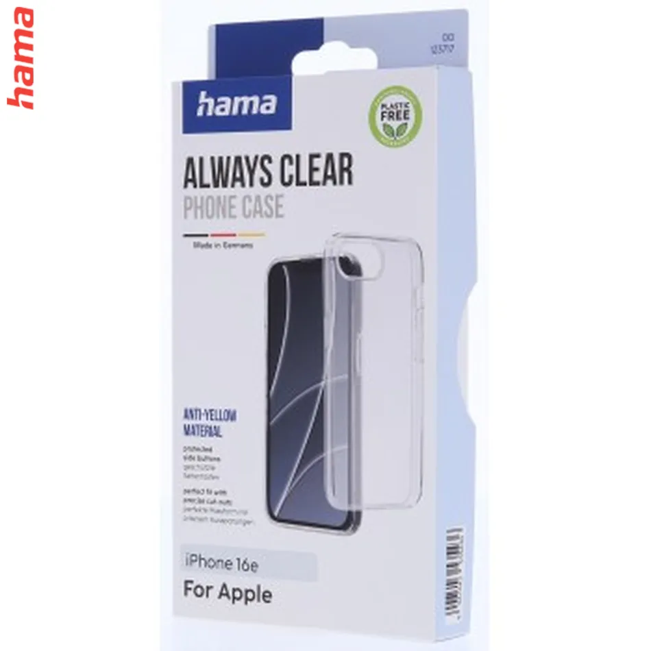 Hama Always Clear, kryt pre Apple iPhone 16e, vždy priehľadný, nezažltne  