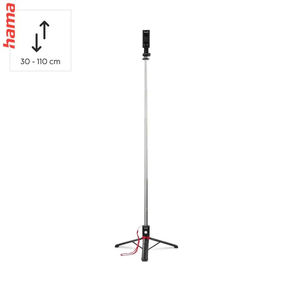 Hama Fancy Stand 110 II, selfie tyčka a statív pre telefón, Bluetooth diaľková spúšť