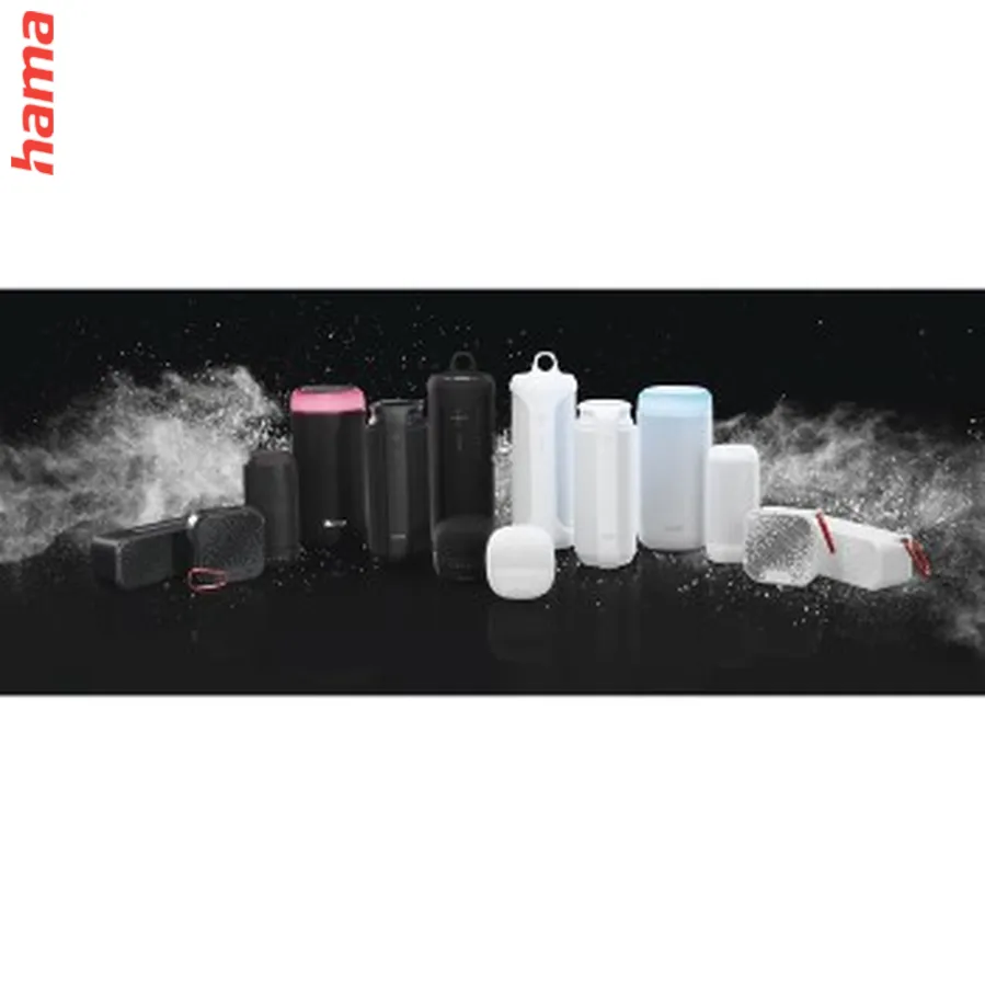 Hama Bluetooth reproduktor Shine 2.0, LED podsvietenie, IPX 4, biely