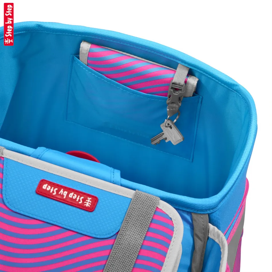 Školská taška Step by Step SPACE NEON, Kolibri Kaja - 5-dielny set, AGR certifikát