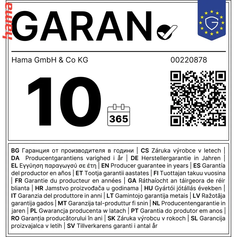 Hama stropný držiak na TV, otočný, 400x400, do 165 cm (65 palcov), do 50 kg