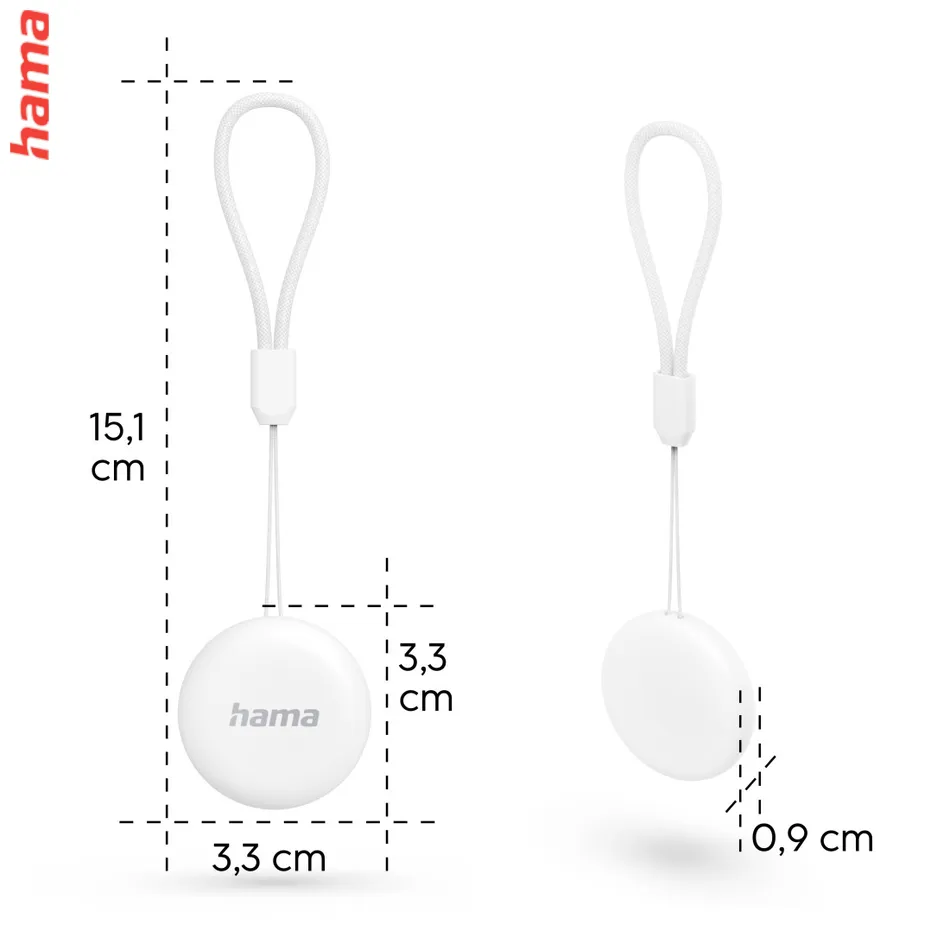 Hama lokalizačný čip, Bluetooth lokátor pre Android Find My Device