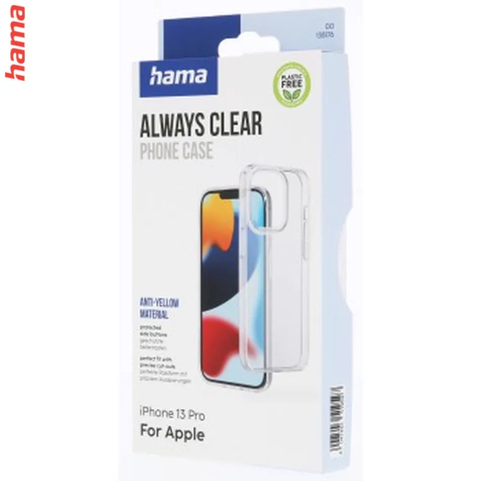 Hama Always Clear, kryt pre Apple iPhone 13 Pro, vždy priehľadný, nezažltne  