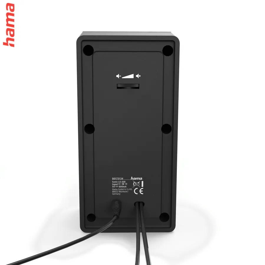 Hama PC reproduktory Sonic LS-208, čierne