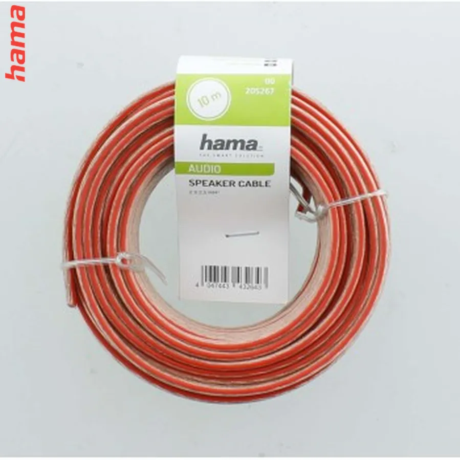 Hama reproduktorový kábel 2x 2,5 mm, 10 m, nebalený
