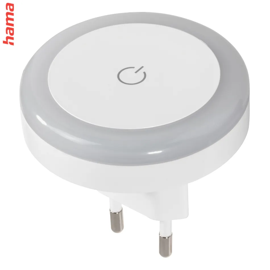 Hama Touch Switch, nočné/orientačné LED svetlo, do zásuvky, dotykový senzor vypnutia/zapnutia