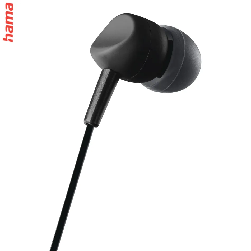 Hama USB-C slúchadlá s mikrofónom Sea II, štuple, čierne