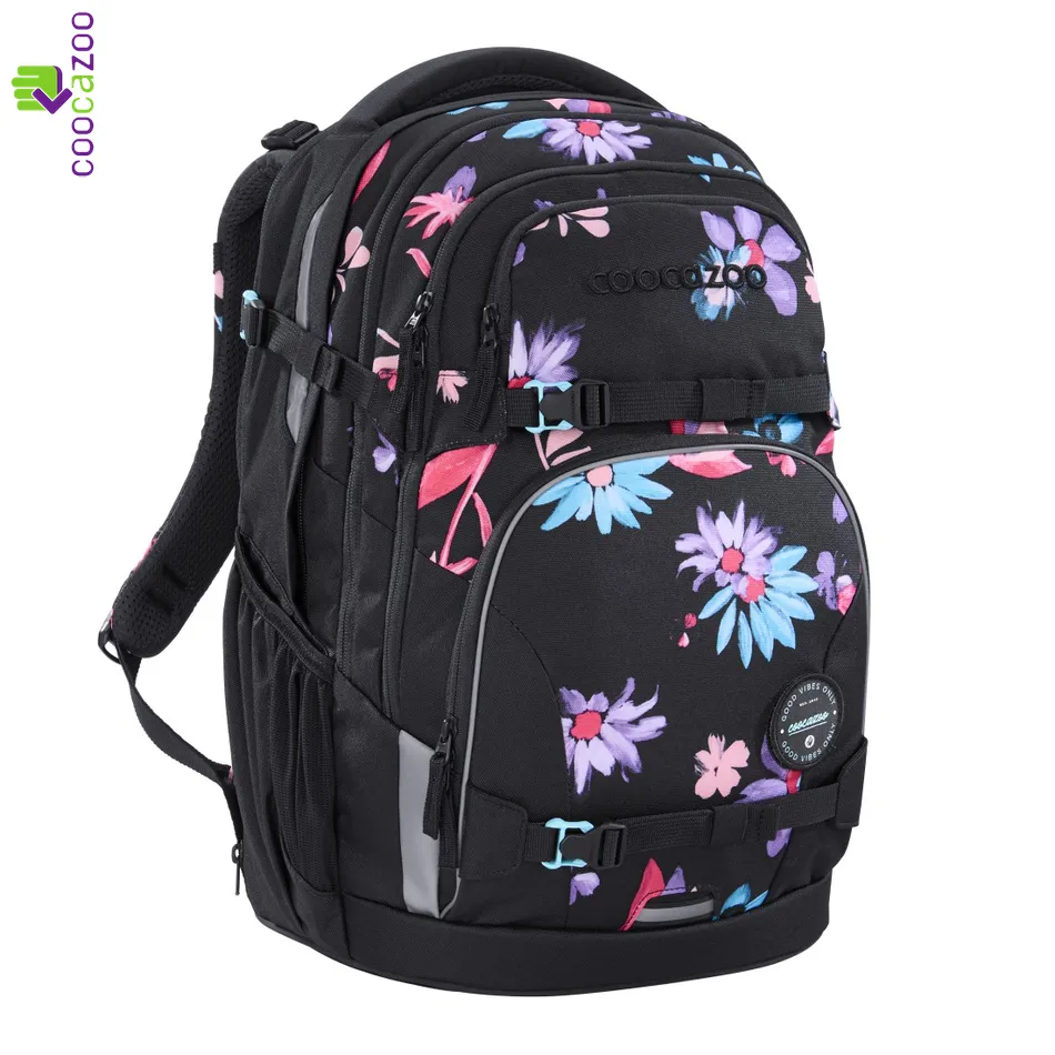 Školní batoh coocazoo PORTER, Floral Artnight, certifikát AGR