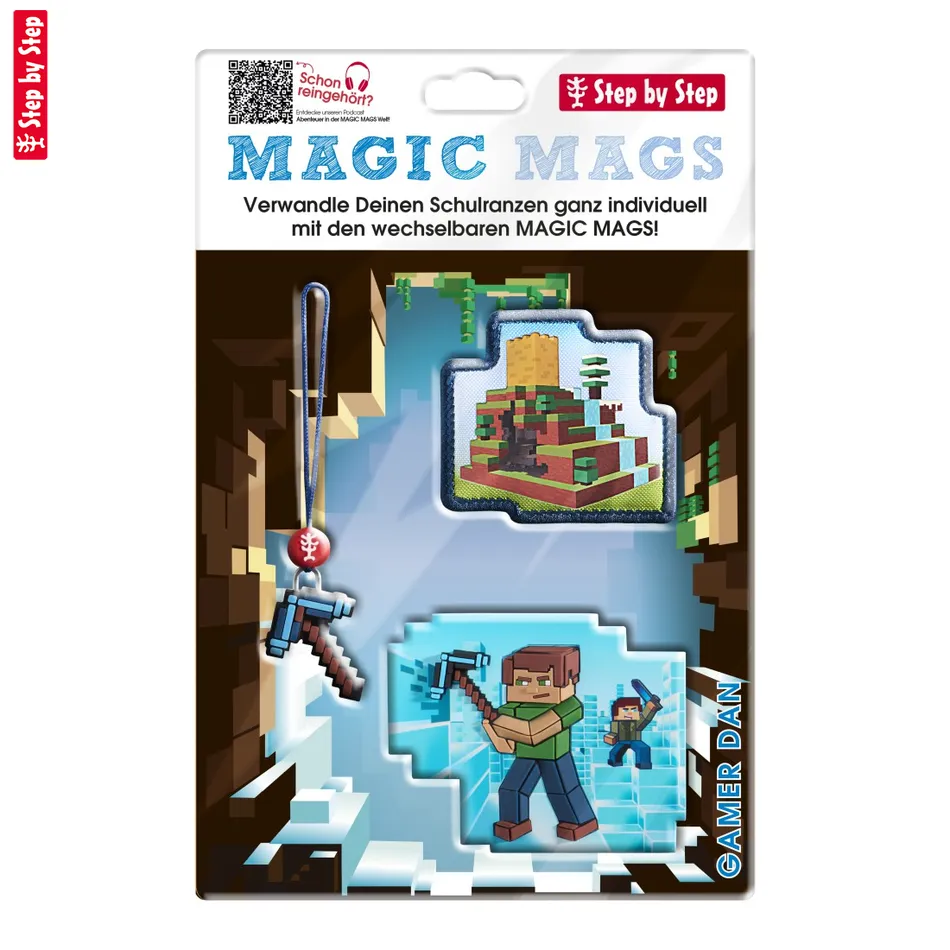 Doplnkový set obrázkov MAGIC MAGS Gamer Dan k aktovkám GRADE, SPACE, CLOUD, 2IN1 a KID