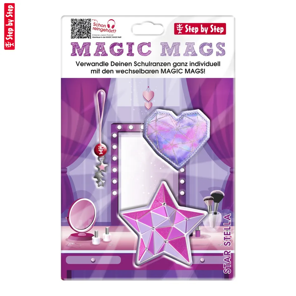 Doplnkový set obrázkov MAGIC MAGS Star Stella k aktovkám GRADE, SPACE, CLOUD, 2IN1 a KID