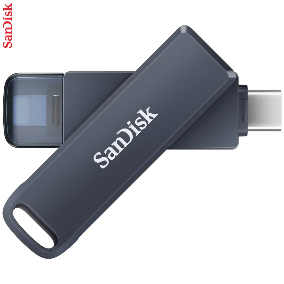 SanDisk iXpand Phone Drive USB Type-C Metallic Sky 256 GB
