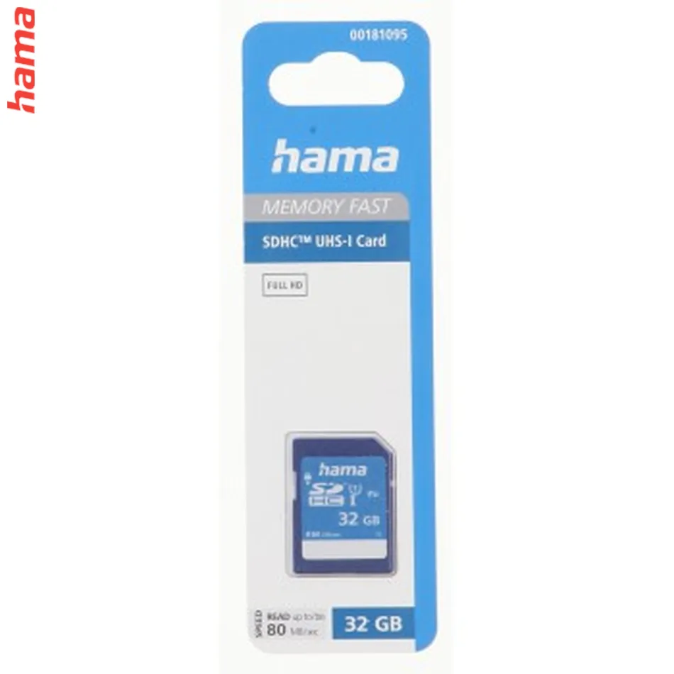 Hama SDHC 32 GB Class 10, UHS-I 80 MB/s, V10