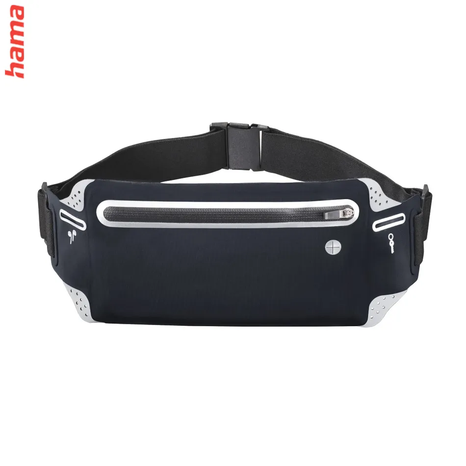Hama Finest Sports, športová bedrová taštička na mobil, Lycra, antracitová  