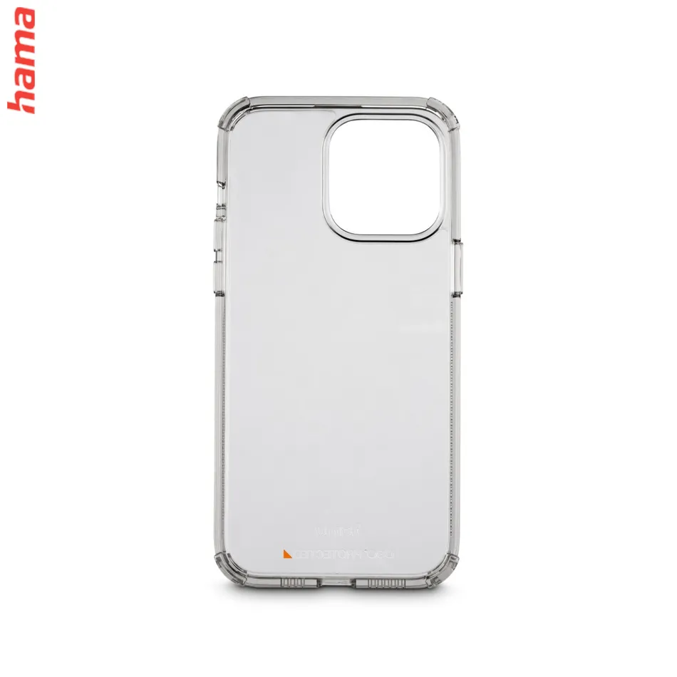 Hama Extreme Protect, kryt pre Apple iPhone 14 Pro Max, materiál D3O®, nezažltne, priehľadný  