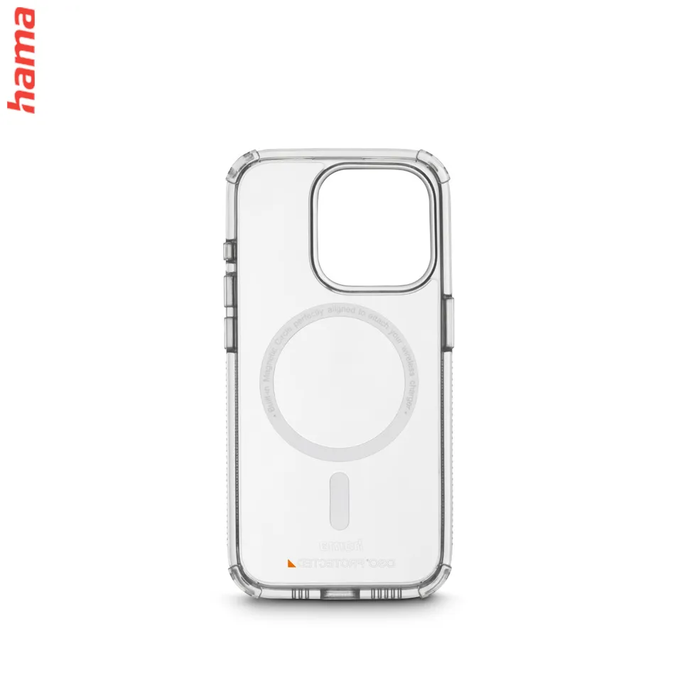 Hama Extreme Protect MagCase, kryt pre Apple iPhone 15 Pro Max, magnetický, materiál D3O®, nezažltne  