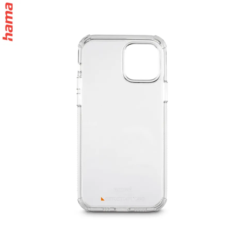 Hama Extreme Protect, kryt pre Apple iPhone 12/12 Pro, materiál D3O®, nezažltne, priehľadný  