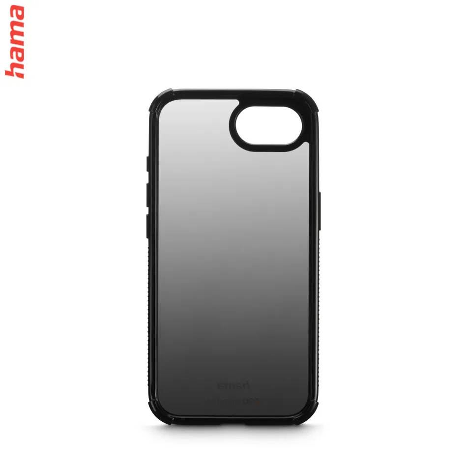 Hama Extreme Protect, kryt pre Apple iPhone 16e, materiál D3O®, priehľadný čierny  
