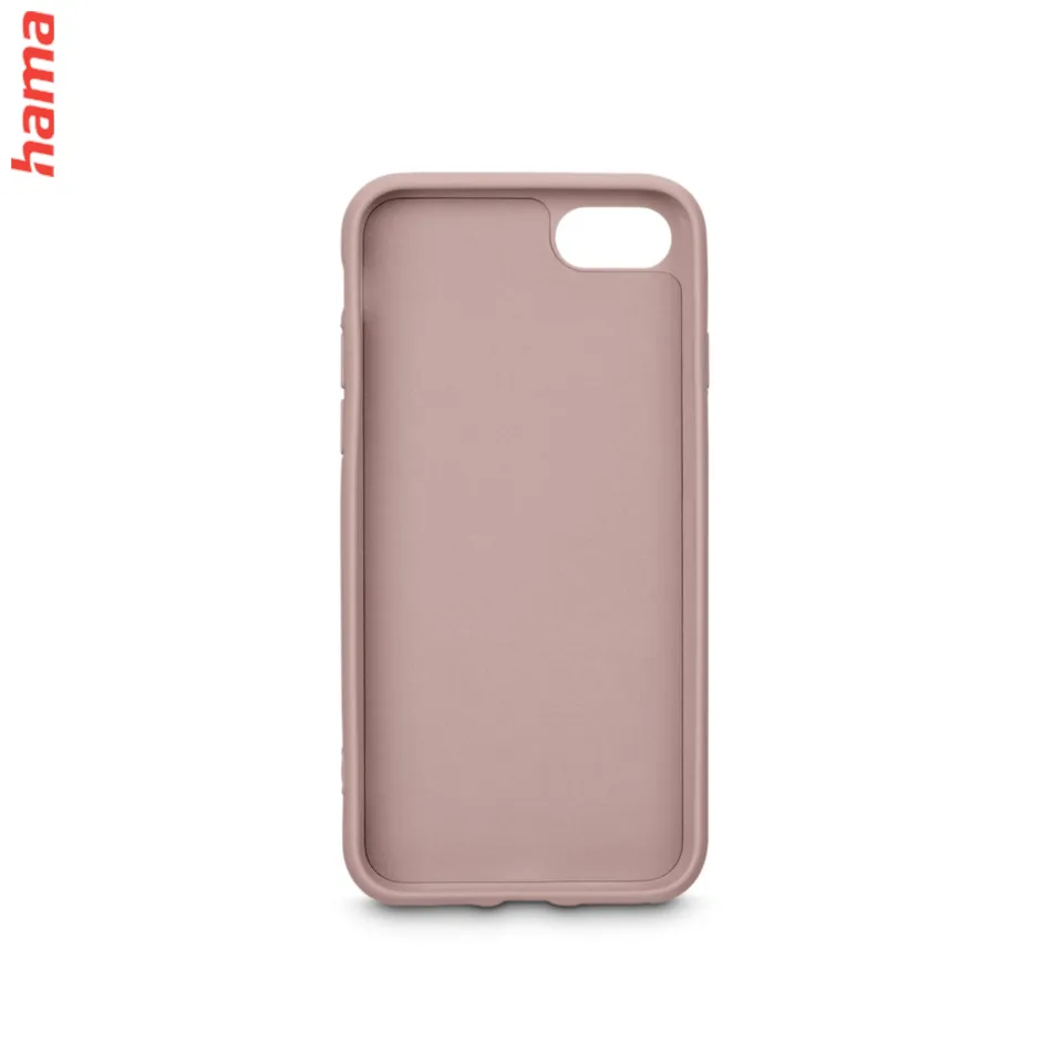 Hama Fantastic Feel, kryt pre Apple iPhone 7/8/SE 2020/SE 2022, hebký povrch, farba nude  