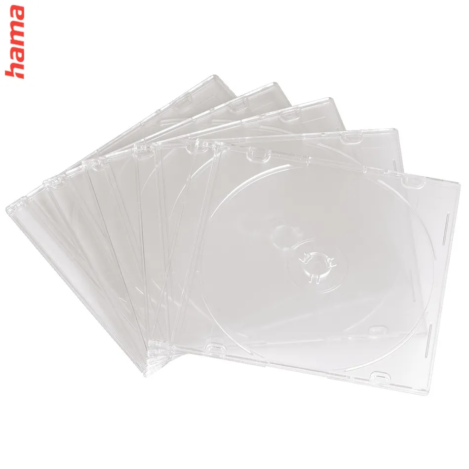 Hama CD Slim Box, pack of 20 pcs., transparent, store-pack  