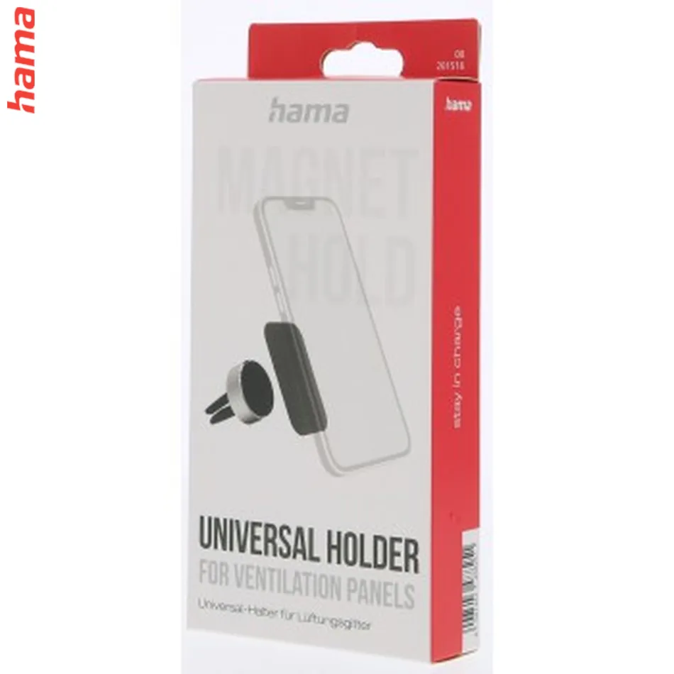 Hama Magnet Alu, magnetický držiak mobilu do auta na vetraciu mriežku  