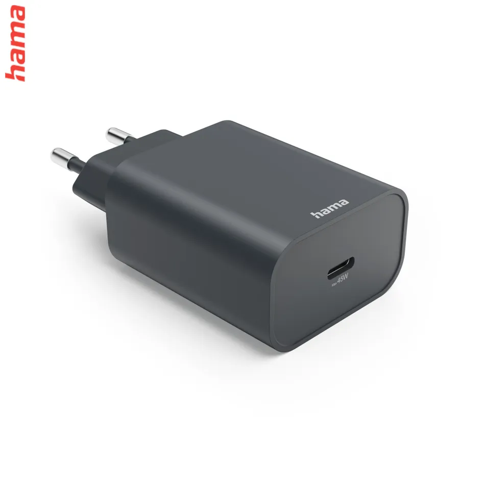 Hama Rýchla USB Nabíjačka, USB-C PD 45 W, Ecosential  