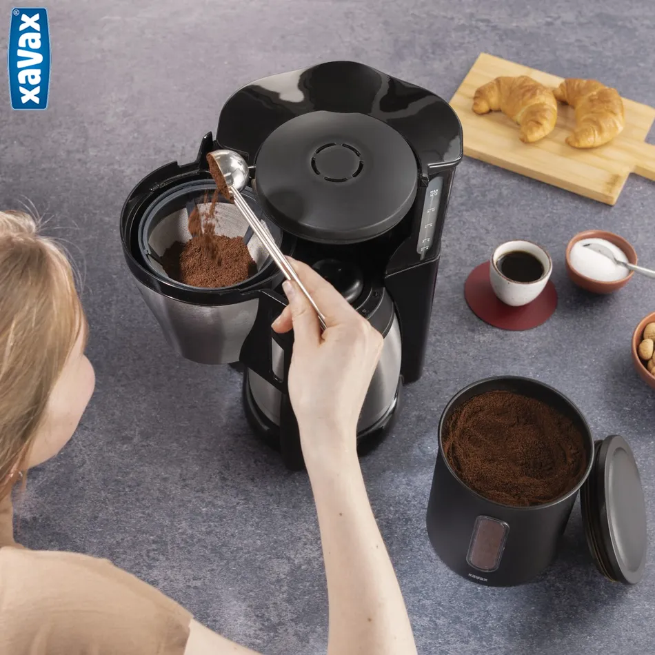 Xavax Barista Permanentný Filter do Kávovaru, Veľkosť 4, Čierny  